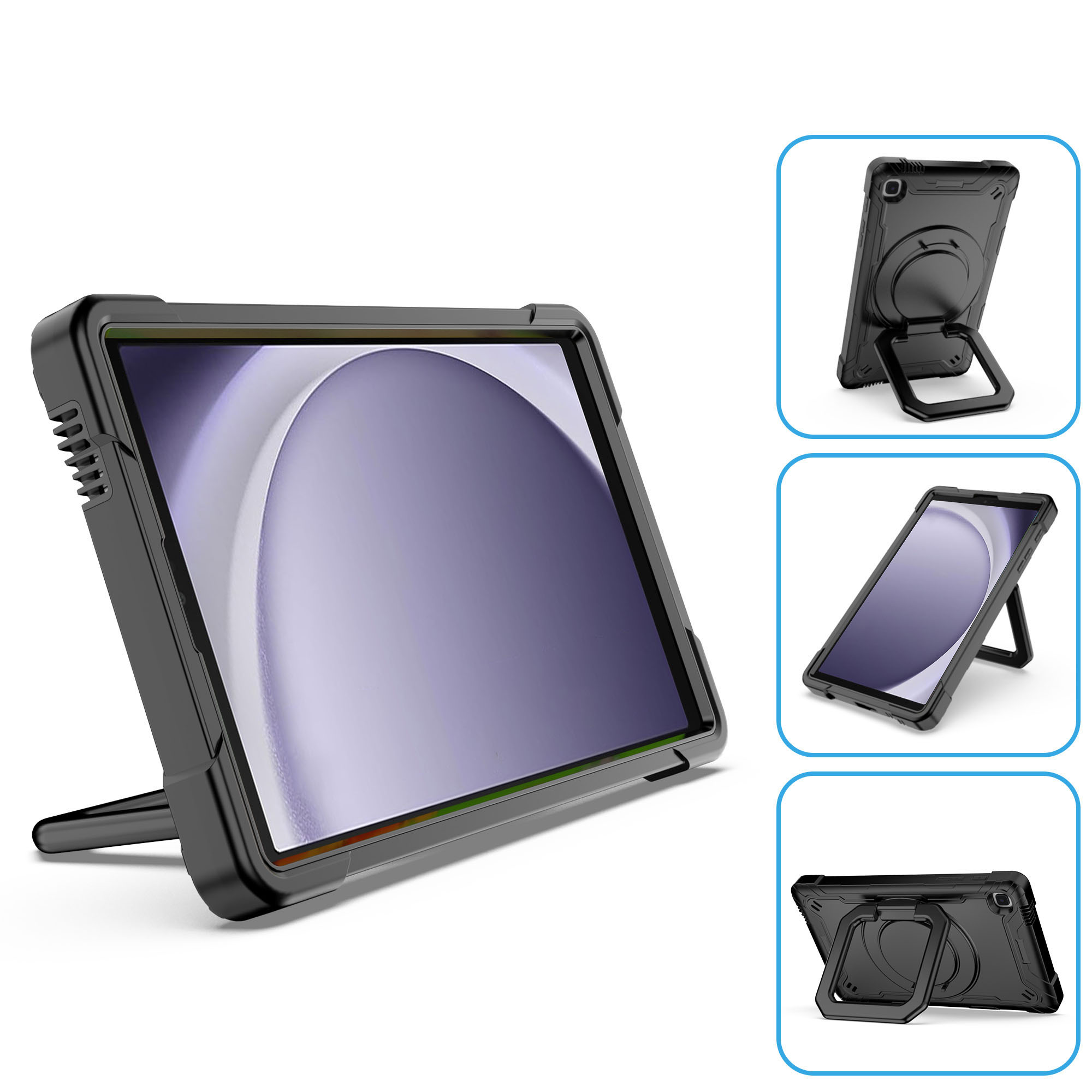 Funda resistente 360° con soporte para Kindle Fire HD8 2022/HD8 Plus - - Imagen 18 de 20