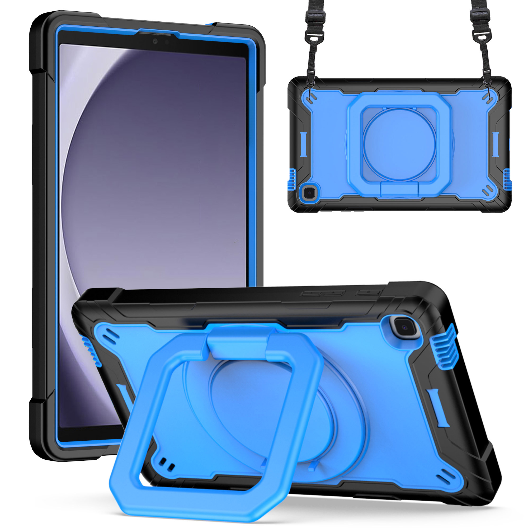 Funda resistente 360° con soporte para Kindle Fire HD8 2022/HD8 Plus - - Imagen 8 de 20