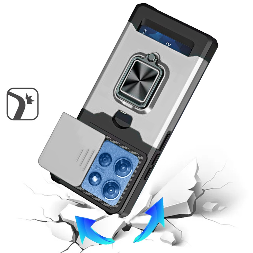 Für Moto G 5G 2025 Magnet Ring Ständer Hybrid Kamera Hülle - - Bild 16 von 21