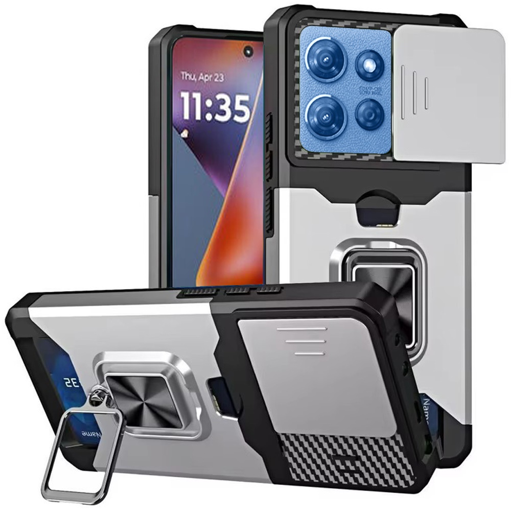 Für Moto G 5G 2025 Magnet Ring Ständer Hybrid Kamera Hülle - - Bild 18 von 21