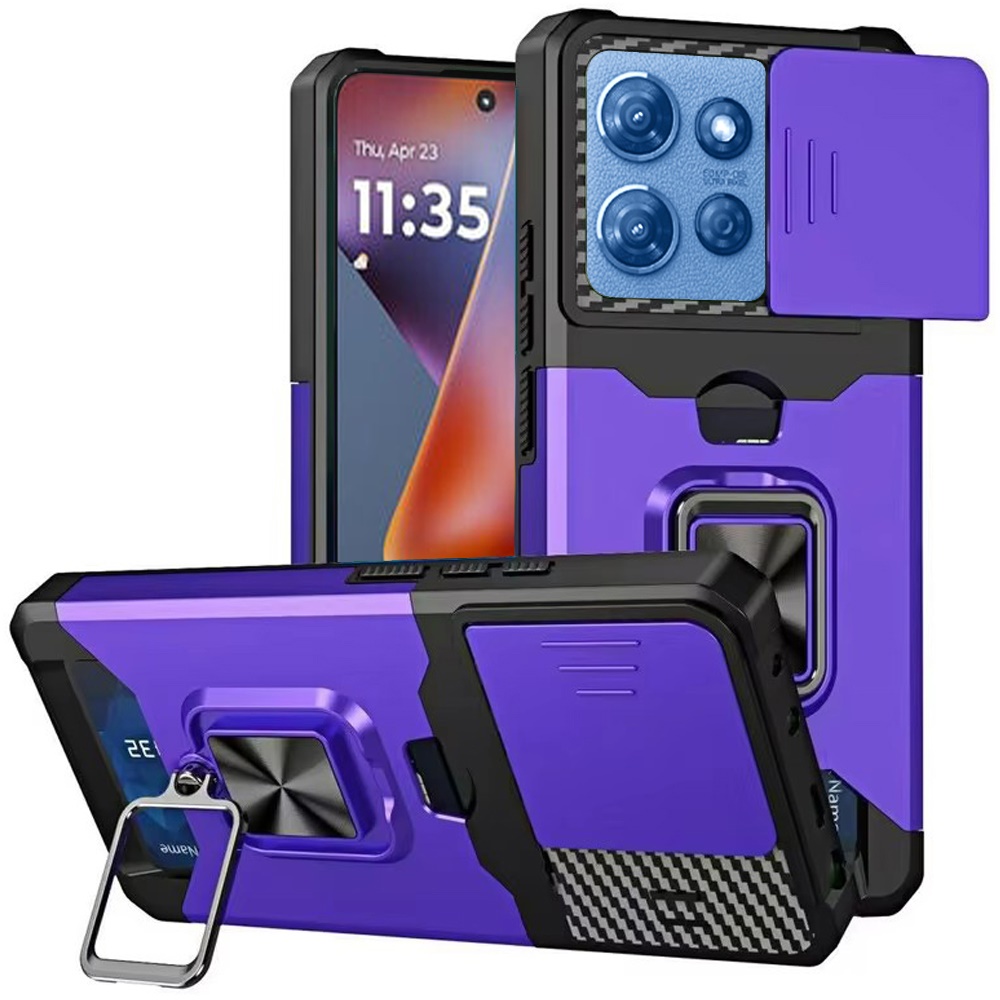 Für Moto G 5G 2025 Magnet Ring Ständer Hybrid Kamera Hülle - - Bild 21 von 21