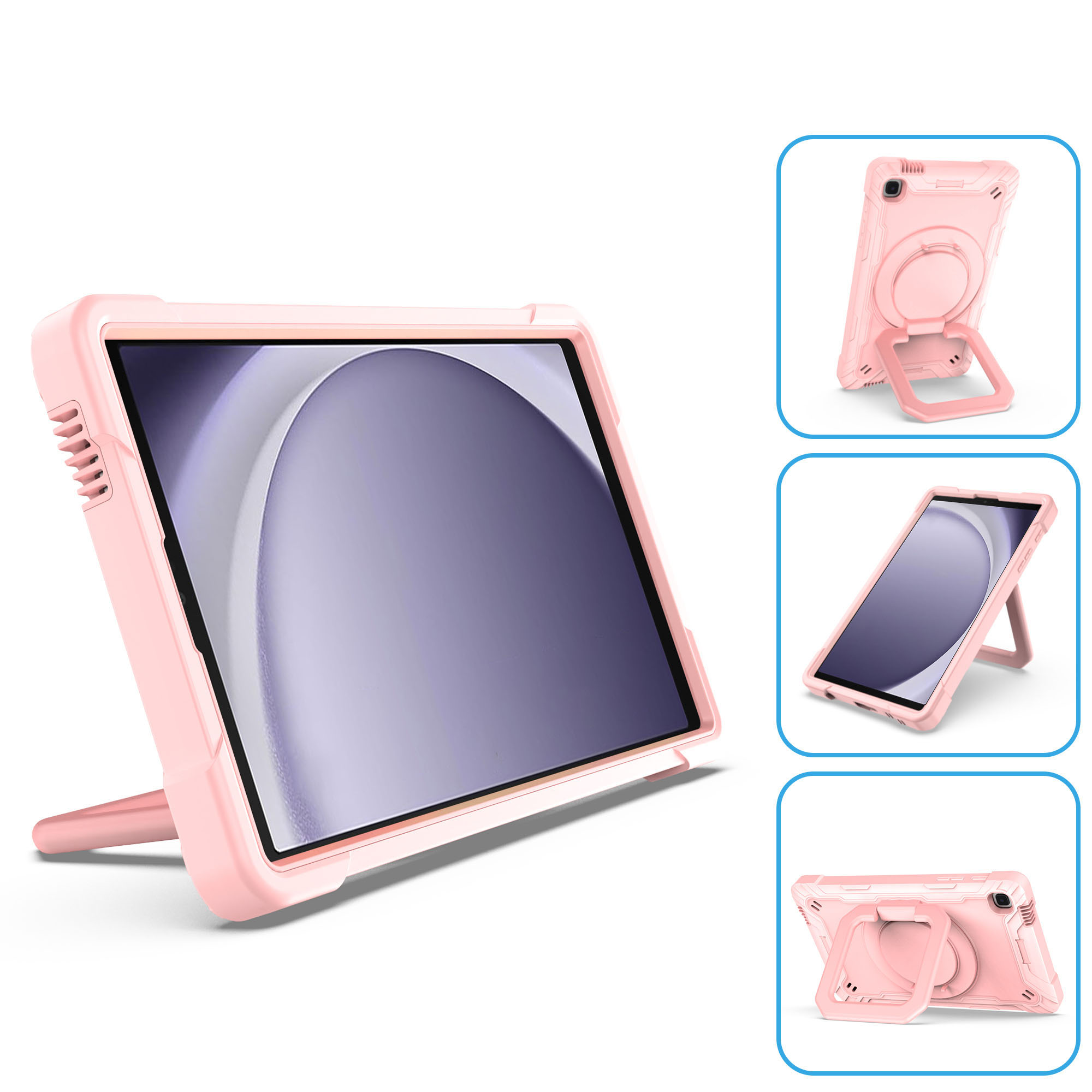 Funda resistente 360° con soporte para Kindle Fire HD8 2022/HD8 Plus - - Imagen 2 de 20