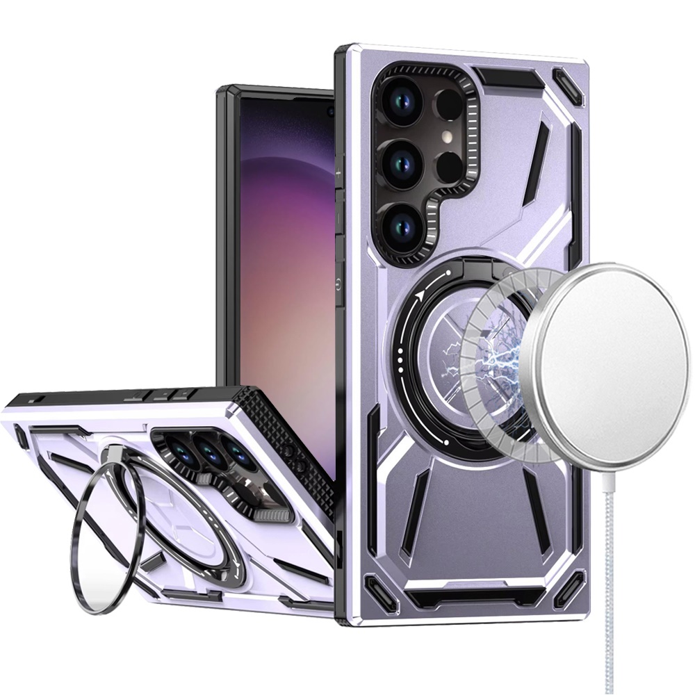 Für Samsung S23 Ultra Hülle - 360° Ständer & Magnetring, - Bild 4 von 15