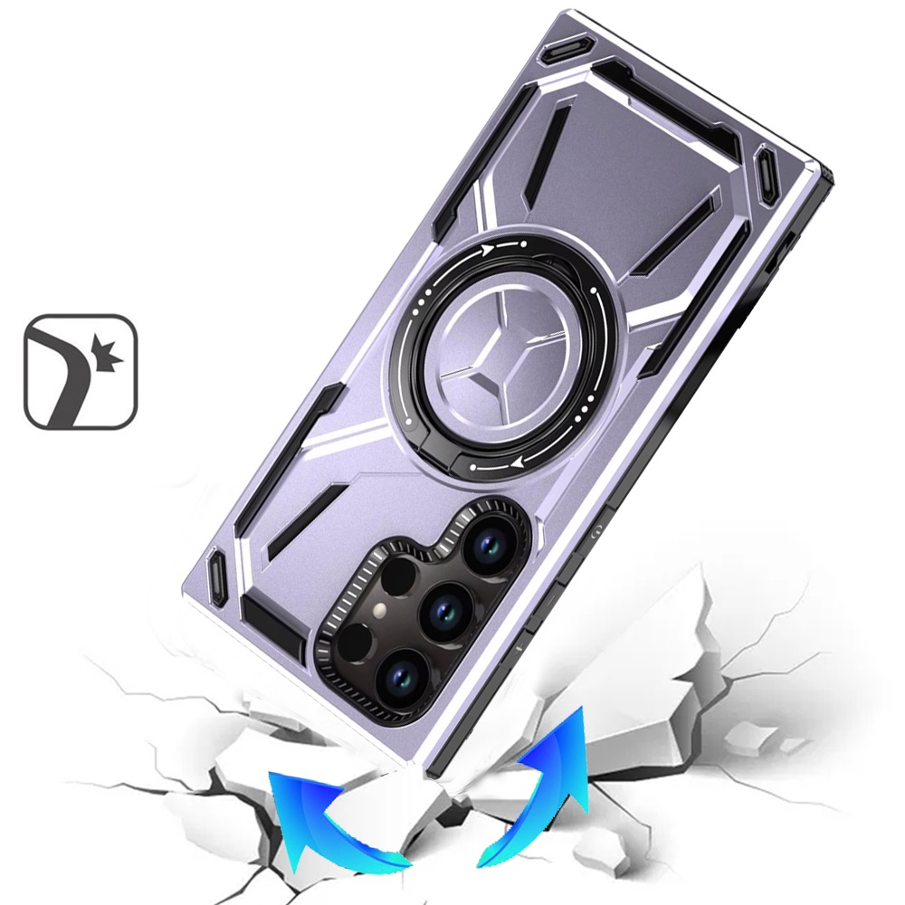 Für Samsung S23 Ultra Hülle - 360° Ständer & Magnetring, - Bild 5 von 15