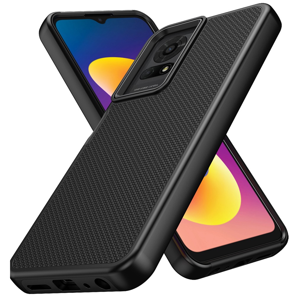 Estuche híbrido con diseño punteado texturizado para TCL 50 LE - - Imagen 9 de 20