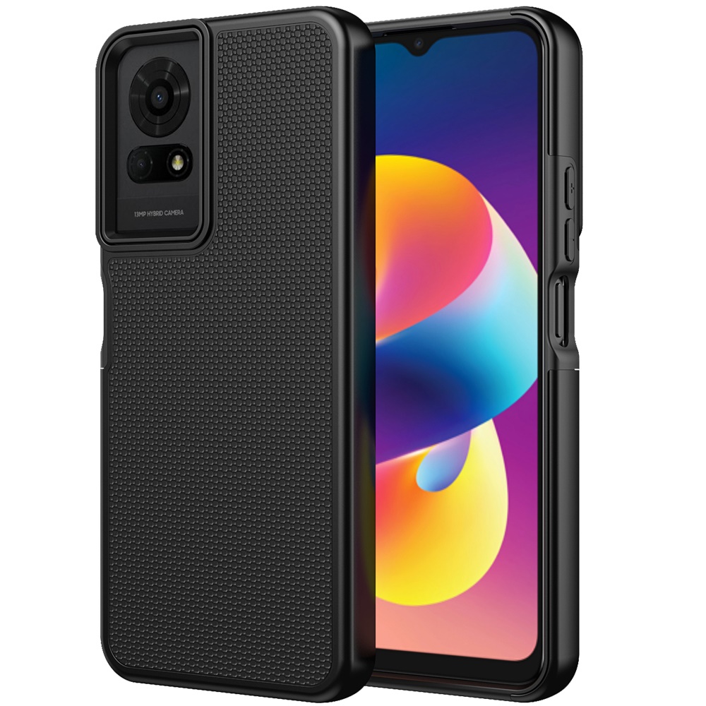 Estuche híbrido con diseño punteado texturizado para TCL 50 LE - - Imagen 10 de 20