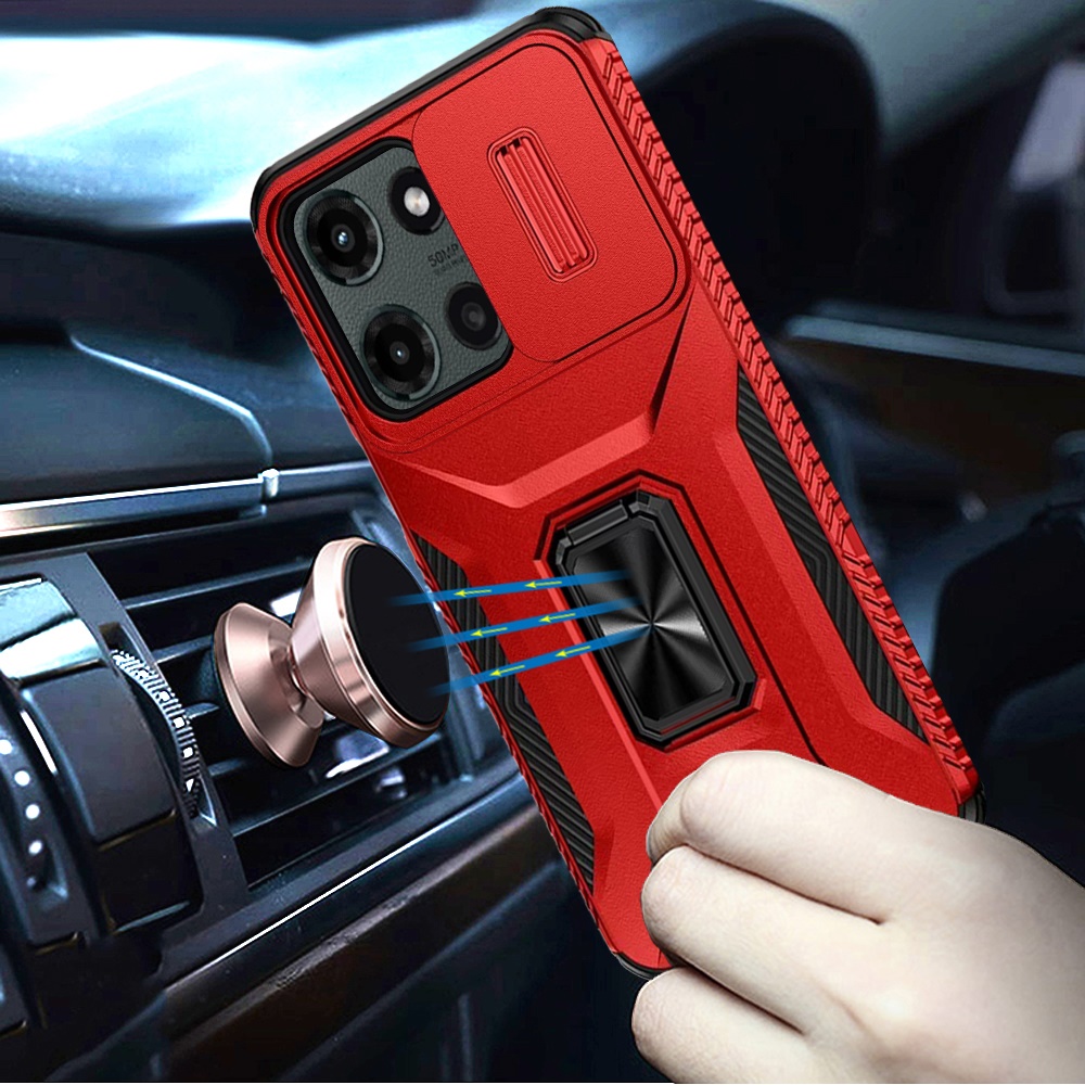 Für Moto G Stylus 5G 2025 Magnet Metall Ring Ständer Hülle - - Bild 14 von 24