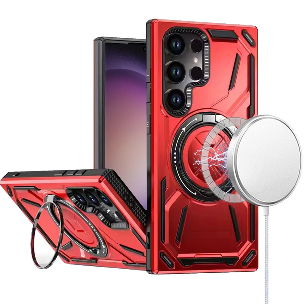 Für Samsung S23 Ultra Hülle - 360° Ständer & Magnetring, - Bild 11 von 15