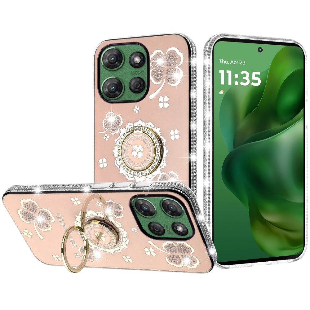 Custodia Liquid Glitter NageBee Per Motorola Moto G 5G (2025) / G Power (2025) – Trasparente, Con Protettore