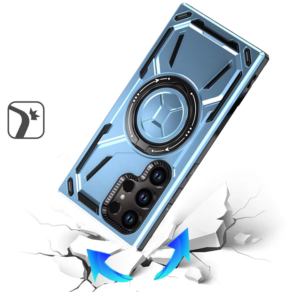 Für Samsung S23 Ultra Hülle - 360° Ständer & Magnetring, - Bild 7 von 15