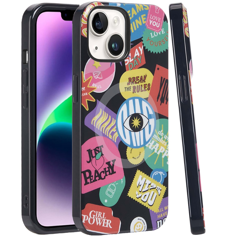 Für iPhone 14/13 IMD TPU Hülle - Double Layer Design mit - Bild 9 von 30