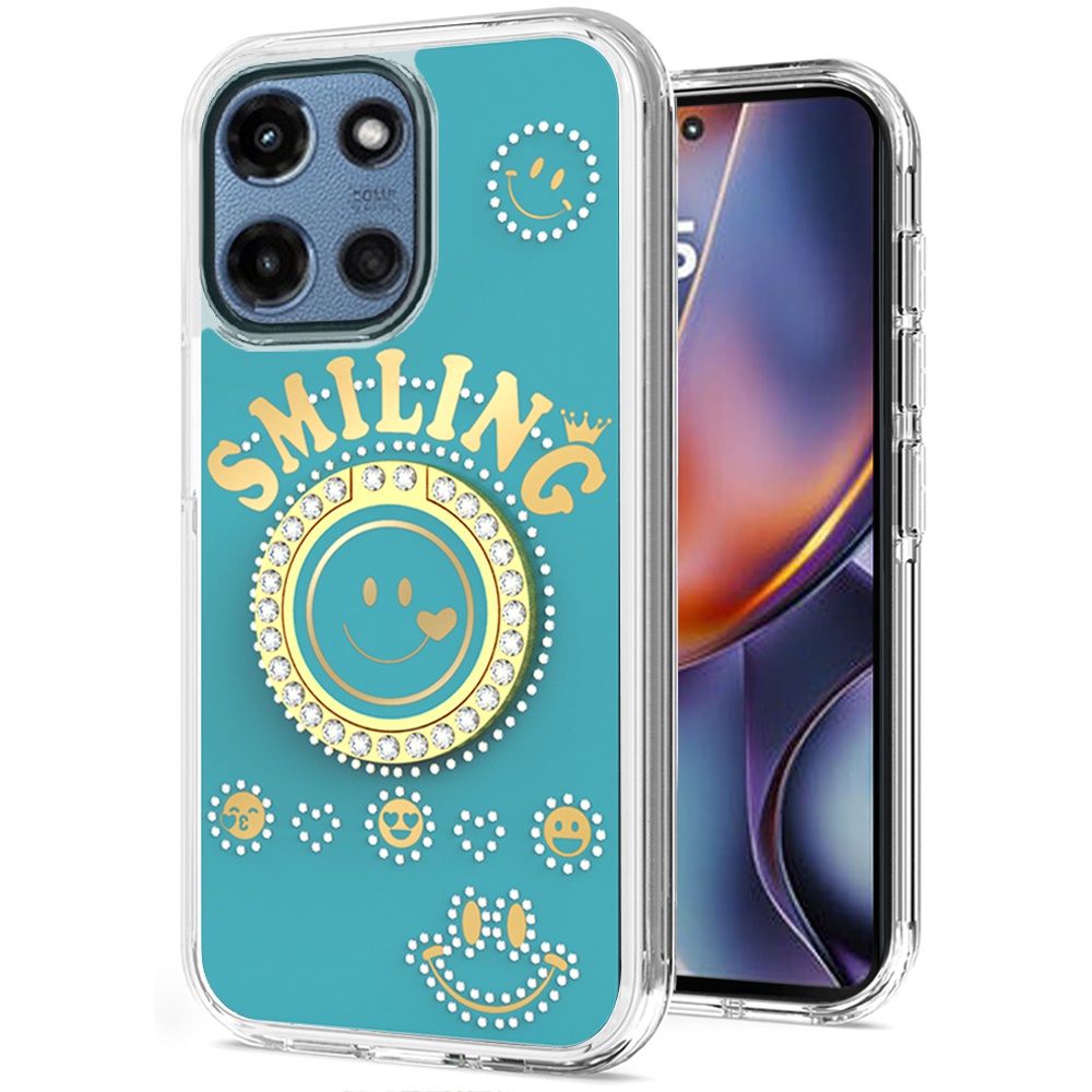 For Motorola Moto G 5G 2025 Bling Glitter Case Cover with Ring Stand -  - Bild 7 von 12