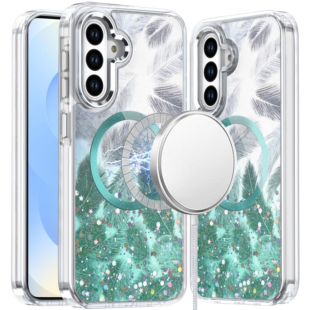 Funda híbrida círculo magnético brillante epoxi para Samsung S25/S24 Plus - - Imagen 7 de 18