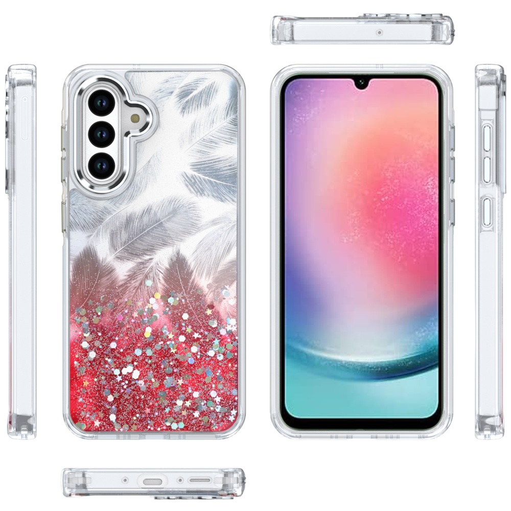 Für Samsung Galaxy A26 Epoxy Glitter Shimmer Hybrid Hülle - - Bild 4 von 15