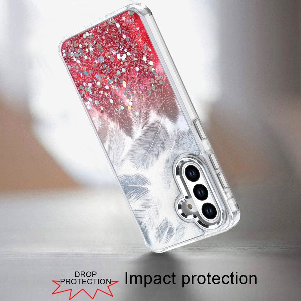 Für Samsung Galaxy A26 Epoxy Glitter Shimmer Hybrid Hülle - - Bild 6 von 15