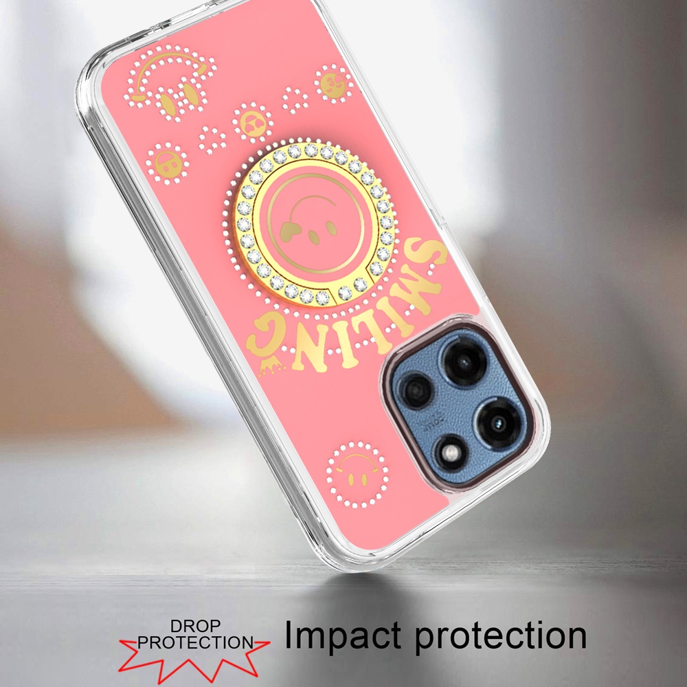 For Motorola Moto G 5G 2025 Bling Glitter Case Cover with Ring Stand -  - Bild 5 von 12