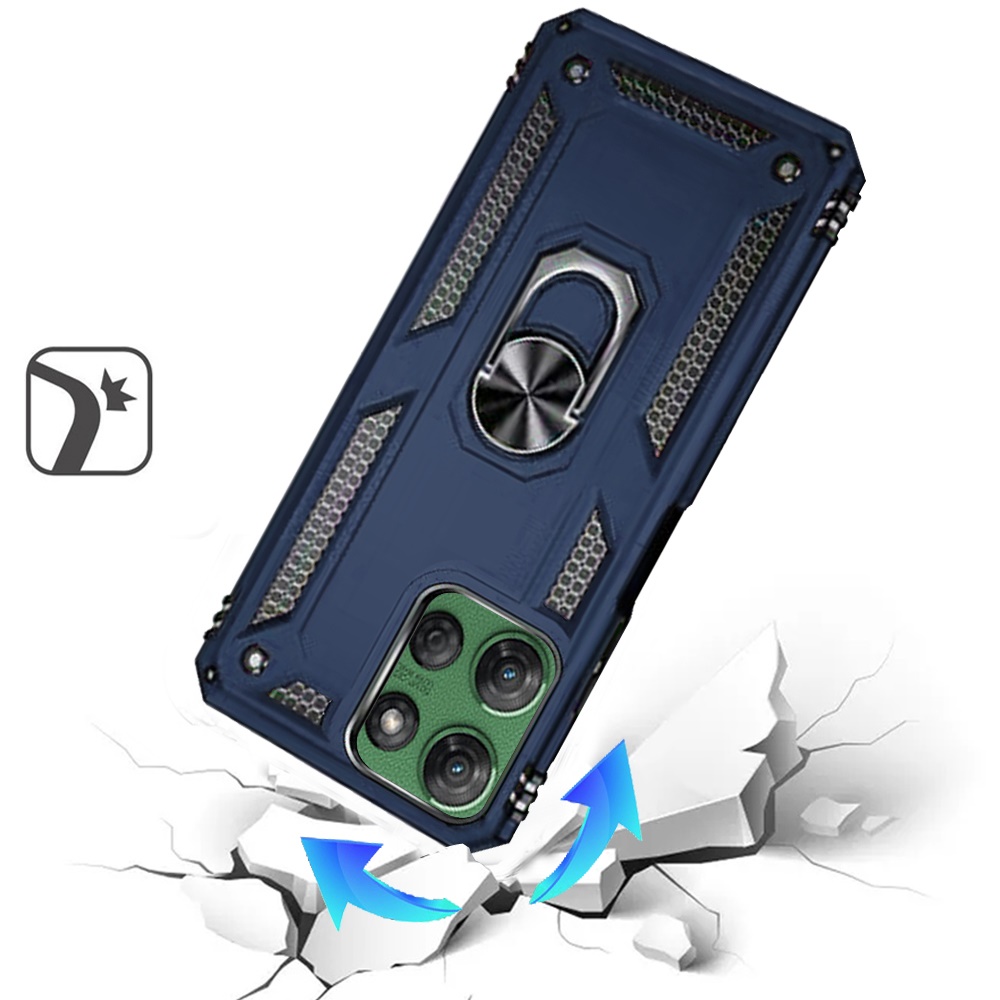 For Motorola Moto G Power 5G 2025 Hybrid Case with Ring Kickstand - - Imagen 9 de 18