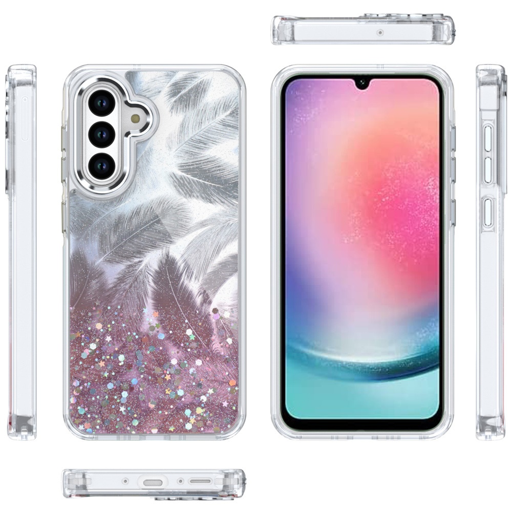 Für Samsung Galaxy A26 Epoxy Glitter Shimmer Hybrid Hülle - - Bild 2 von 15