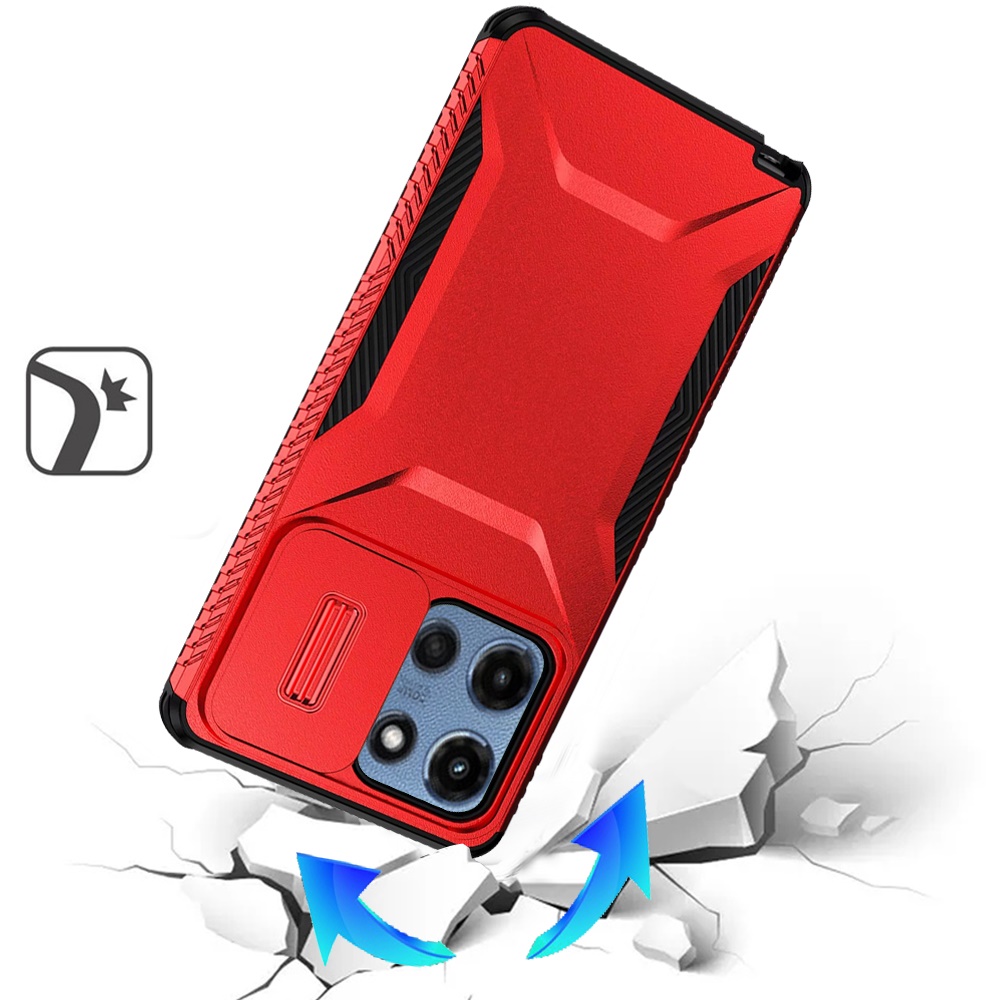 Custodia ibrida per Moto G 5G 2025 U Design - rosa caldo con rivestimento finestra fotocamera - Foto 18 di 40