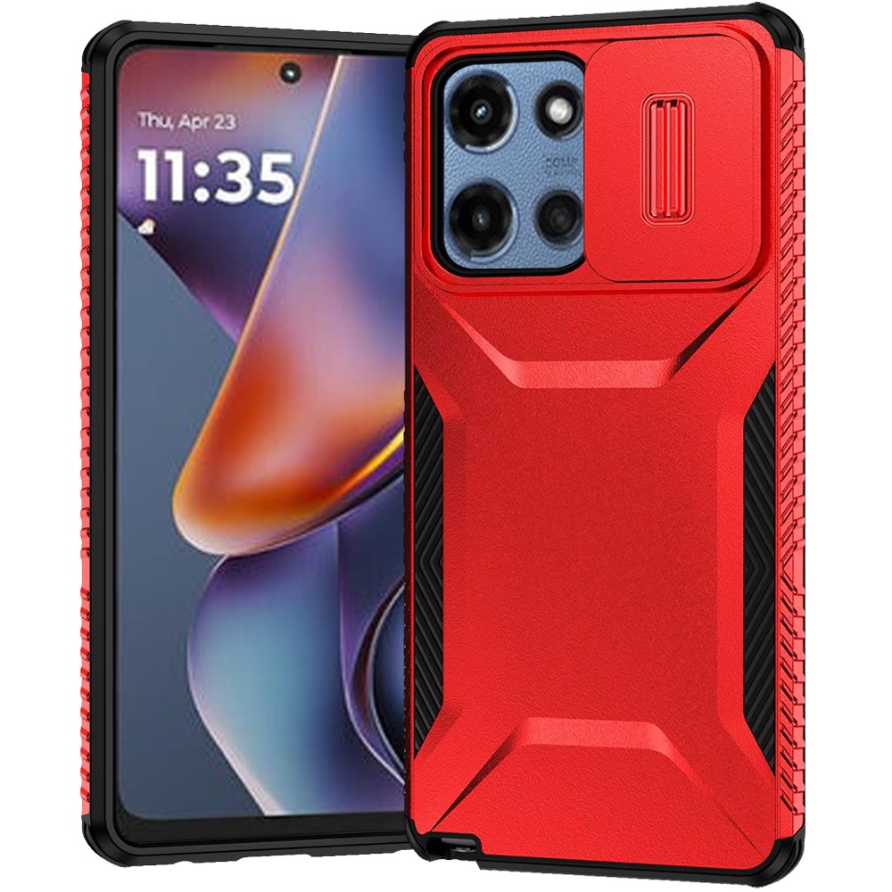 Custodia ibrida per Moto G 5G 2025 U Design - rosa caldo con rivestimento finestra fotocamera - Foto 20 di 40