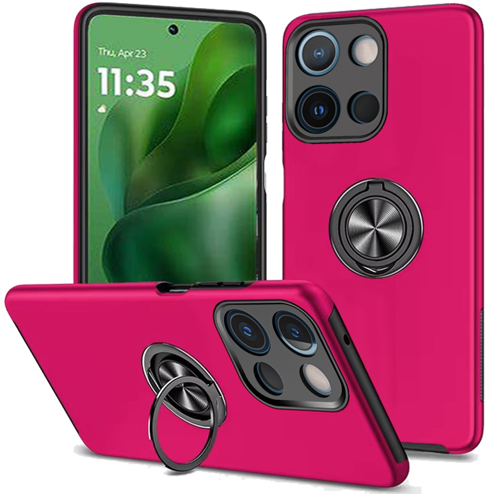 Für Moto G Power 5G 2025 CHIEF Öllackiert Magnet Ring Ständer Hülle - - Bild 9 von 18