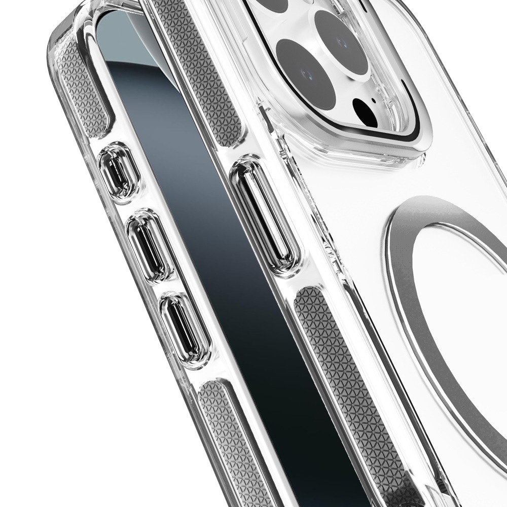Für iPhone 16 Pro 6,3" Hybrid Hülle - Metallic mit bunten Kanten - Bild 3 von 4