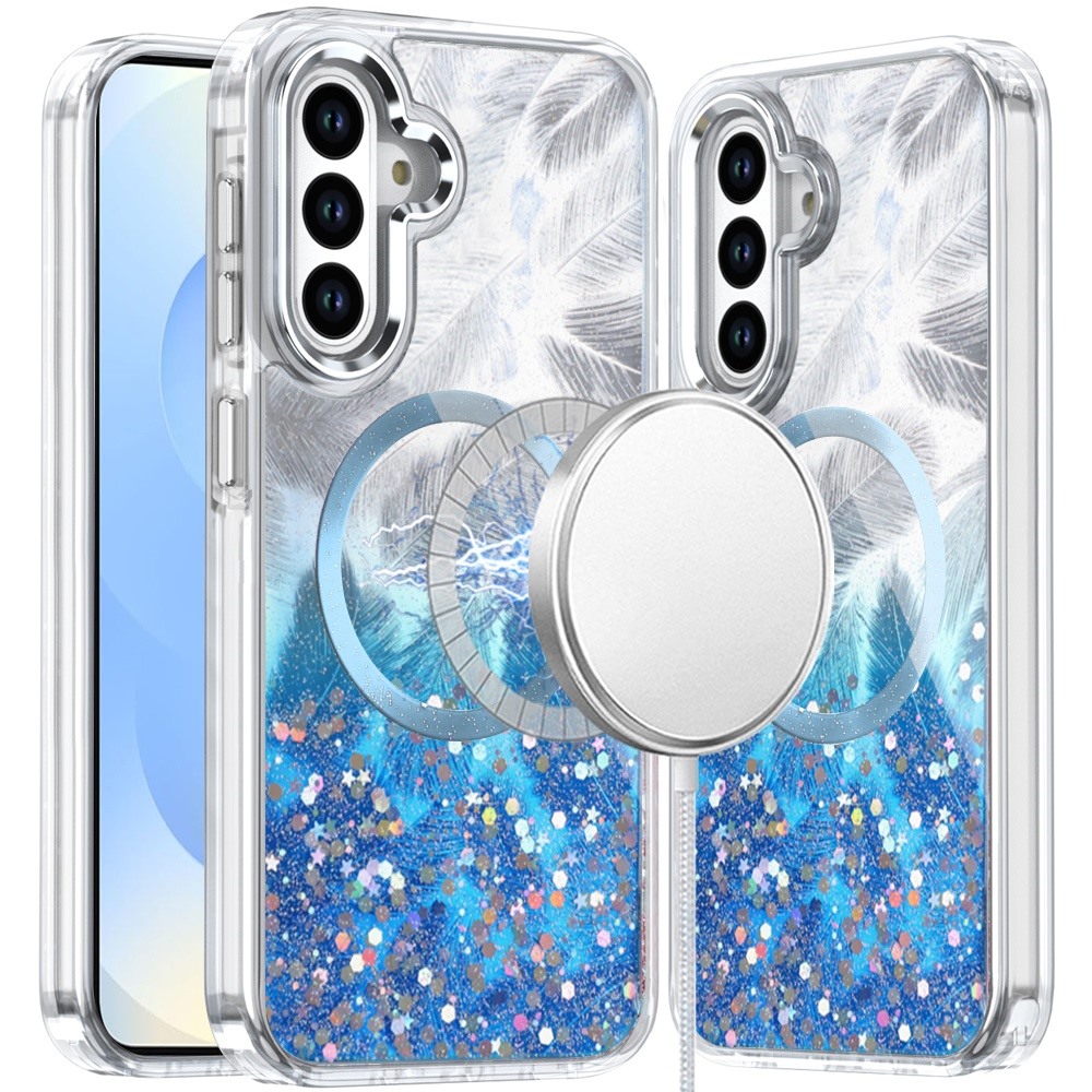 Funda híbrida círculo magnético brillante epoxi para Samsung S25/S24 Plus - - Imagen 11 de 18