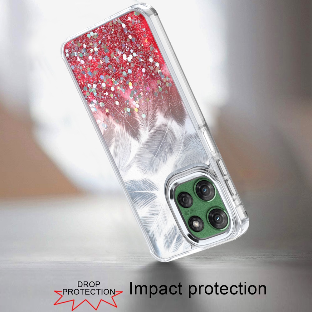 For Motorola Moto G Power 5G 2025 Epoxy Glitter Shimmer Hybrid Case - Hot Pink - Bild 15 von 18