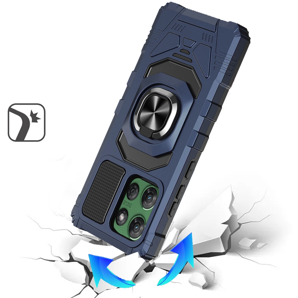 Für Motorola Moto G Power 5G 2025 Hybrid Hülle mit Magnet Ring Ständer - - Bild 3 von 3