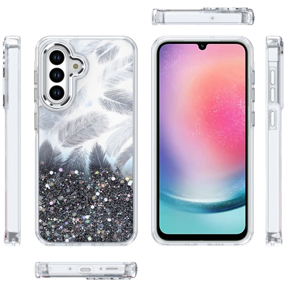 Für Samsung Galaxy A26 Epoxy Glitter Shimmer Hybrid Hülle - - Bild 11 von 15