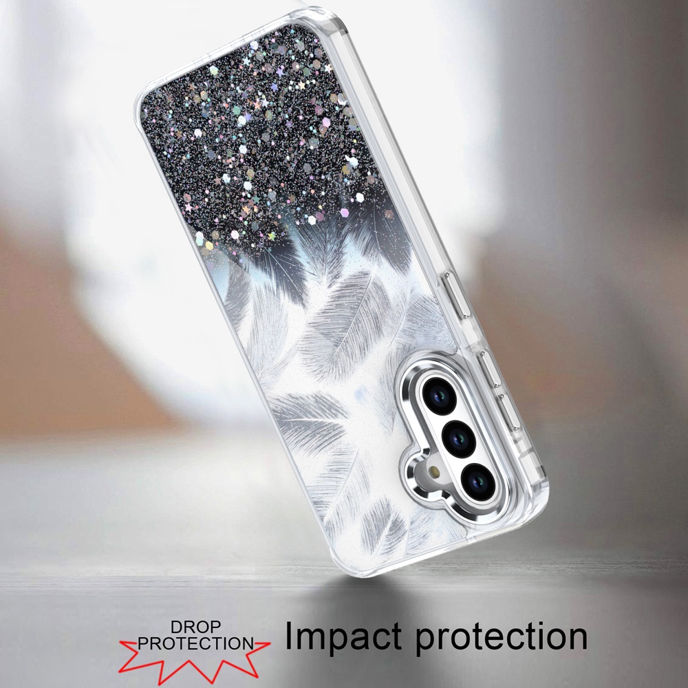Für Samsung Galaxy A26 Epoxy Glitter Shimmer Hybrid Hülle - - Bild 12 von 15