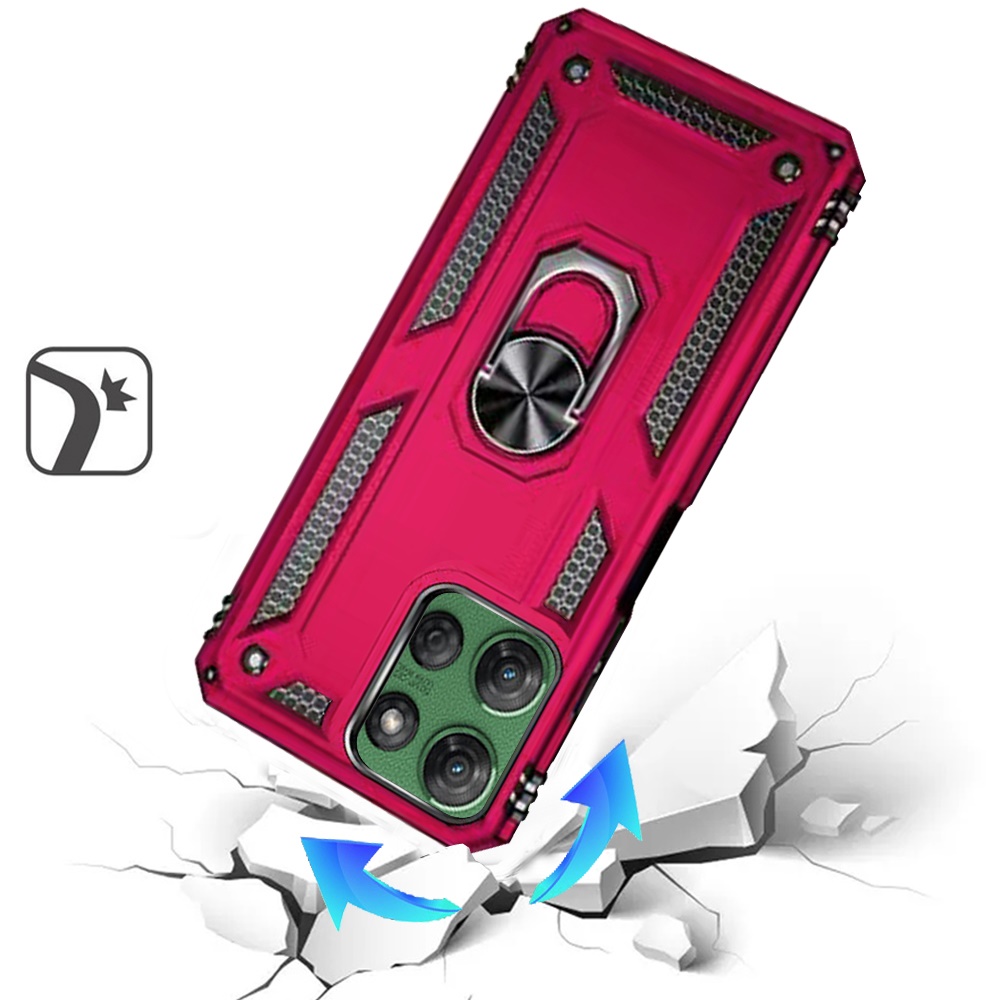 For Motorola Moto G Power 5G 2025 Hybrid Case with Ring Kickstand - - Imagen 11 de 18