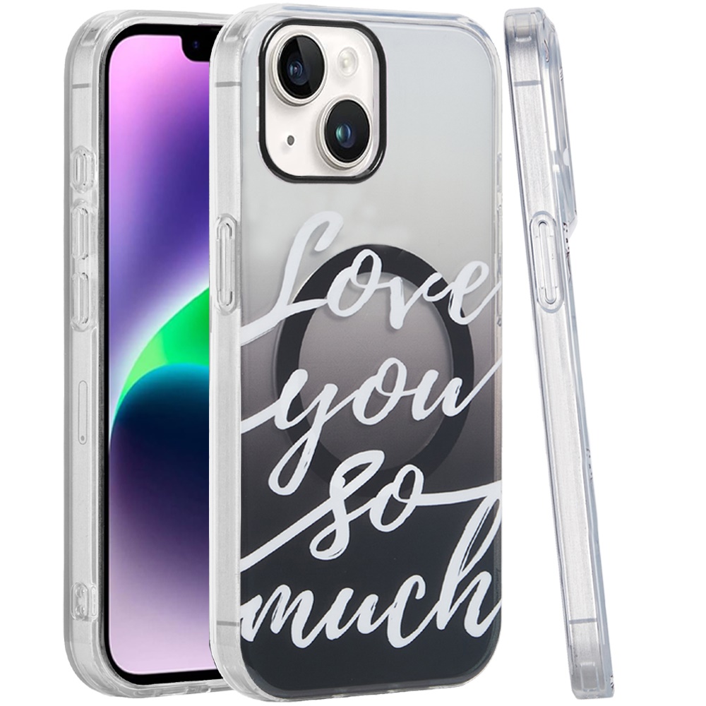 Für iPhone 14/13 IMD TPU Hülle - Double Layer Design mit - Bild 25 von 30