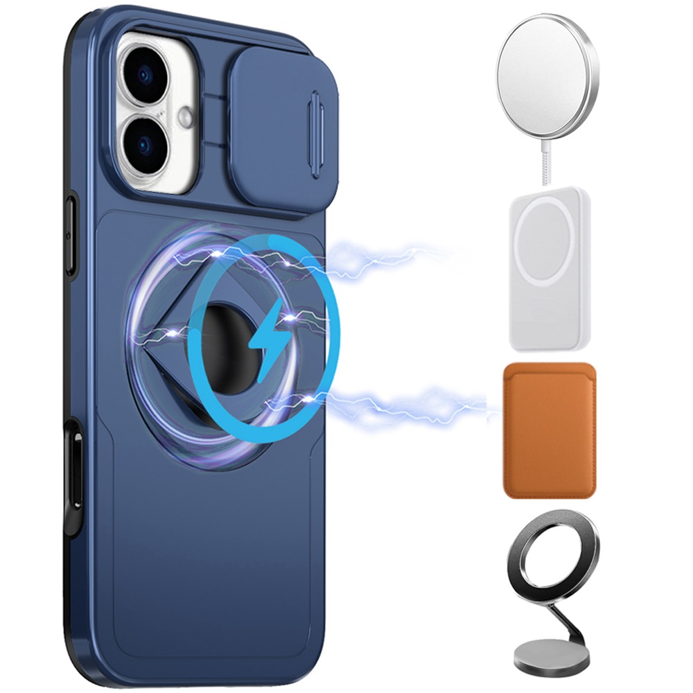 For iPhone 16 Plus 6.7" Trendy Full Coverage Case with Ring Stand - - Picture 7 of 12