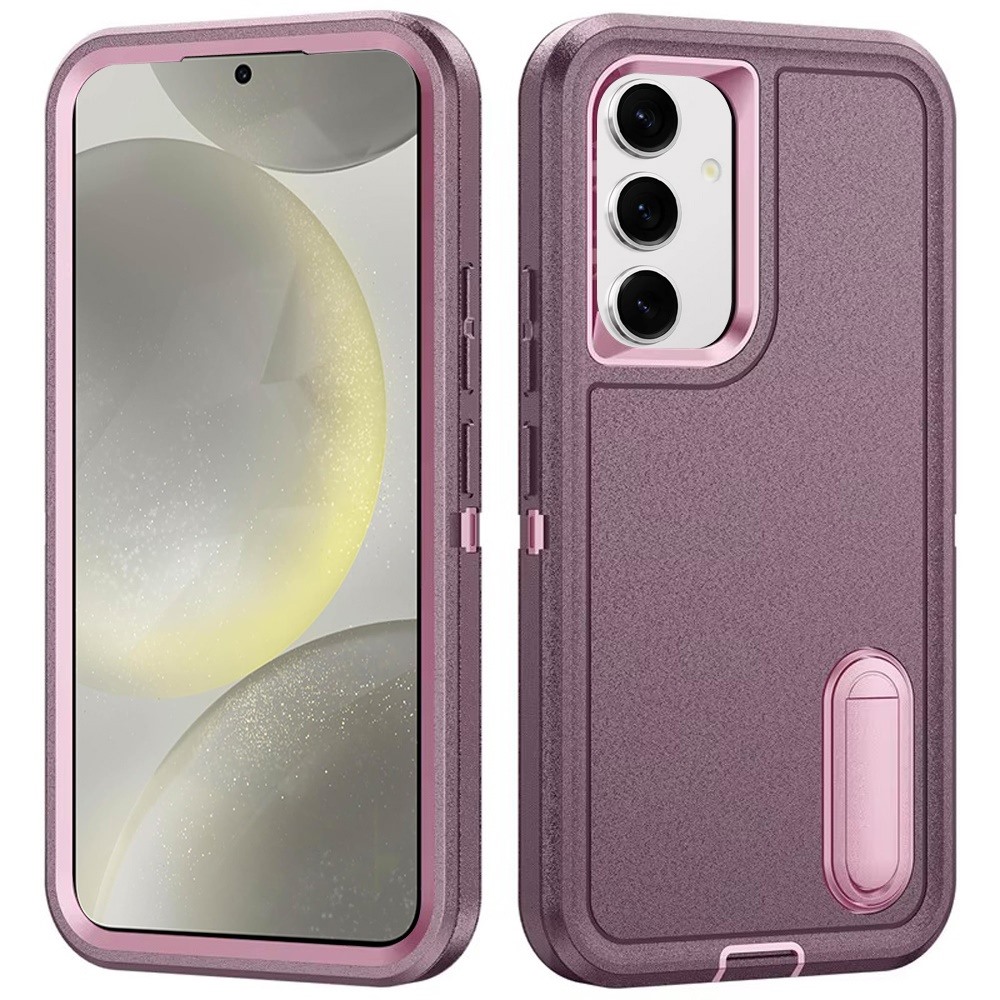 Für Samsung S25 Plus/S24 Plus Peak robuste 3in1 Hybrid Ständer Hülle - türkis/hot pink - Bild 12 von 20