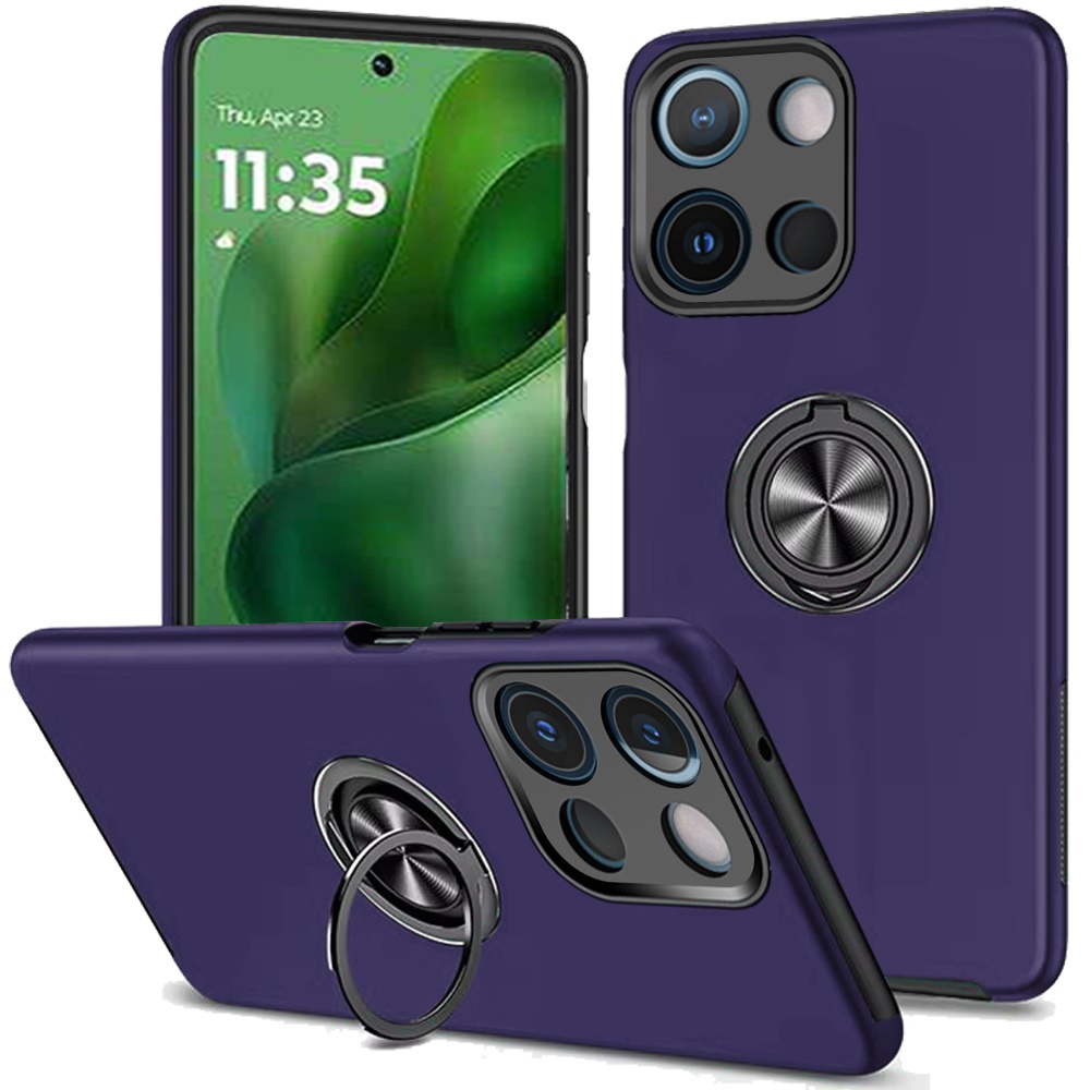 Für Moto G Power 5G 2025 CHIEF Öllackiert Magnet Ring Ständer Hülle - - Bild 16 von 18