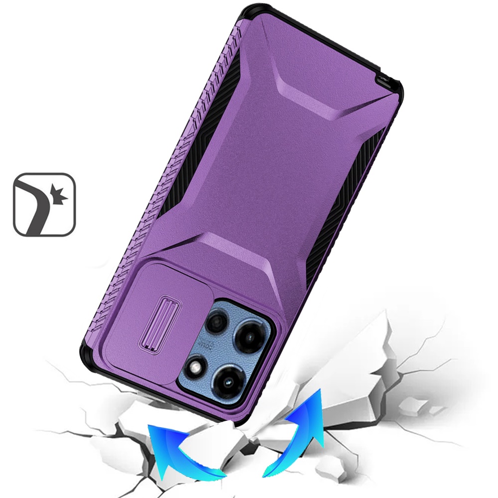 Custodia ibrida per Moto G 5G 2025 U Design - rosa caldo con rivestimento finestra fotocamera - Foto 34 di 40