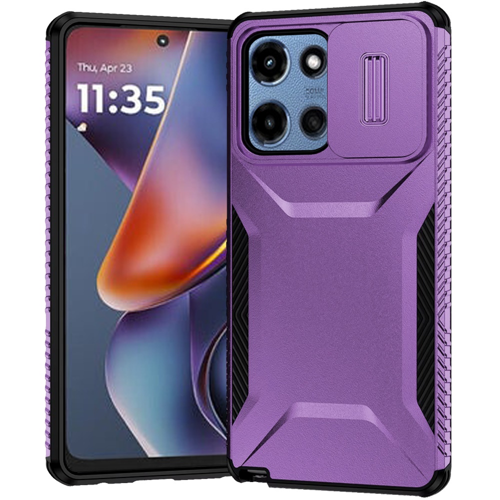 Custodia ibrida per Moto G 5G 2025 U Design - rosa caldo con rivestimento finestra fotocamera - Foto 35 di 40