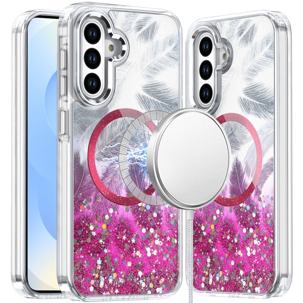 Funda híbrida círculo magnético brillante epoxi para Samsung S25/S24 Plus - - Imagen 16 de 18