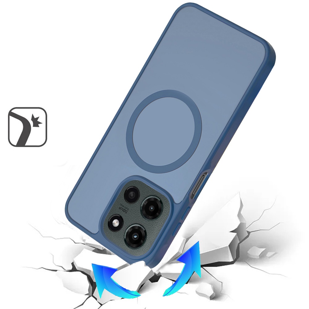 For Moto G Stylus 5G 2025 Hybrid Case - , Smooth Matte, Magnetic Circle - Picture 1 of 21