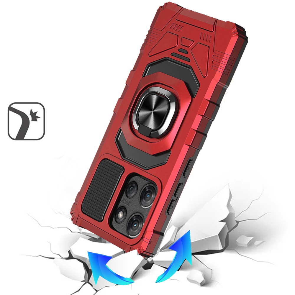 Funda híbrida con soporte de anillo magnético para Moto G Stylus 5G 2025 - - Imagen 9 de 21