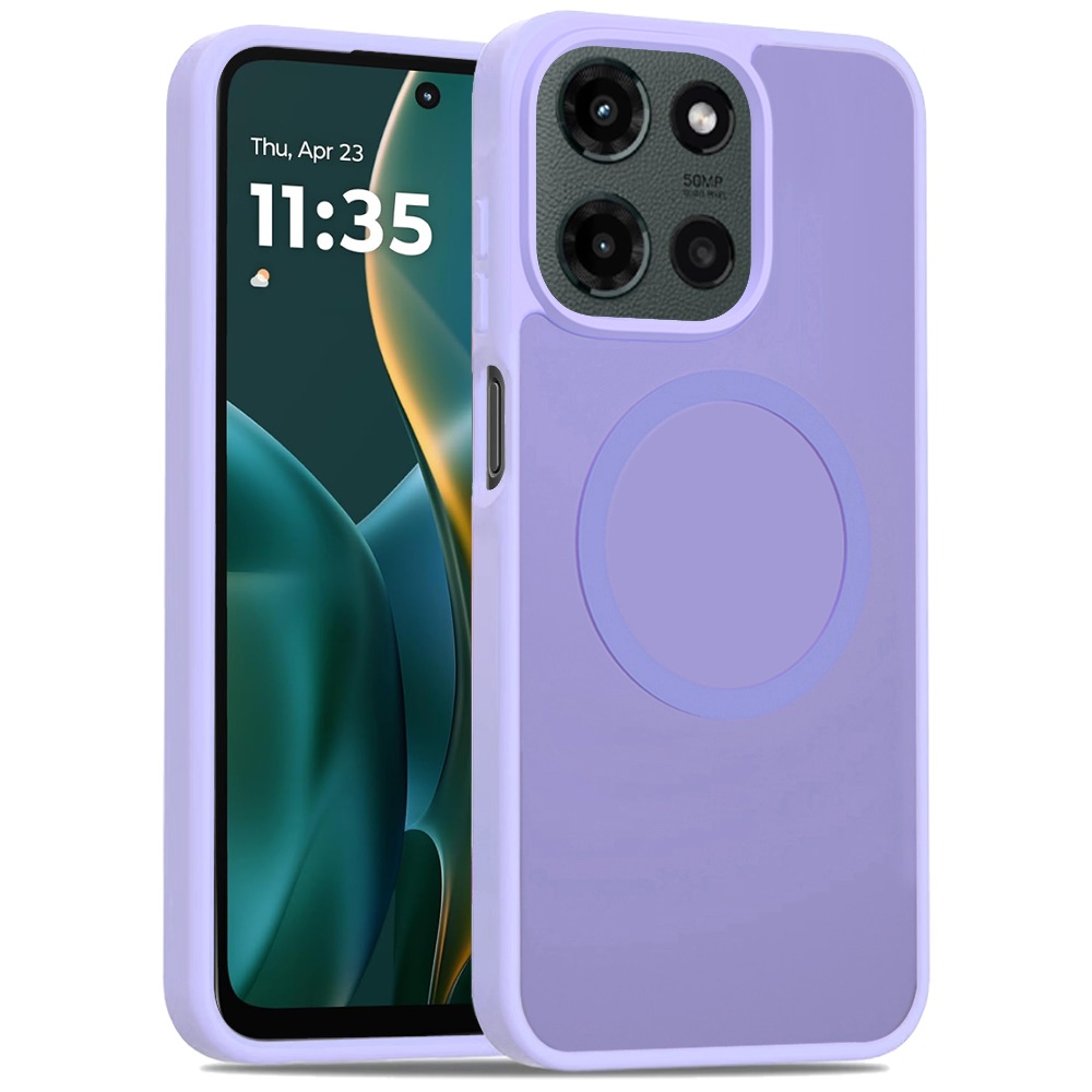For Moto G Stylus 5G 2025 Hybrid Case - , Smooth Matte, Magnetic Circle - Picture 10 of 21