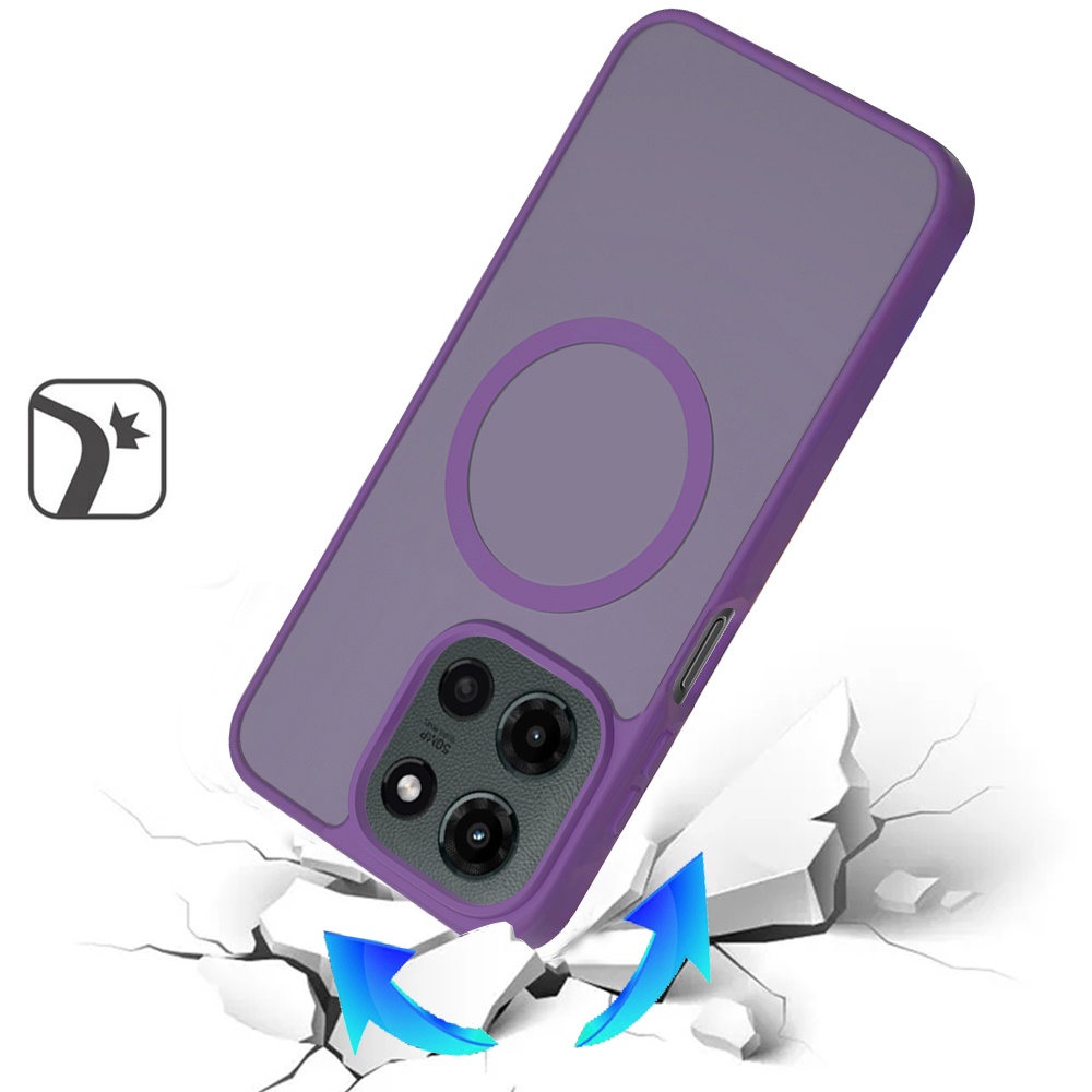 For Moto G Stylus 5G 2025 Hybrid Case - , Smooth Matte, Magnetic Circle - Picture 13 of 21
