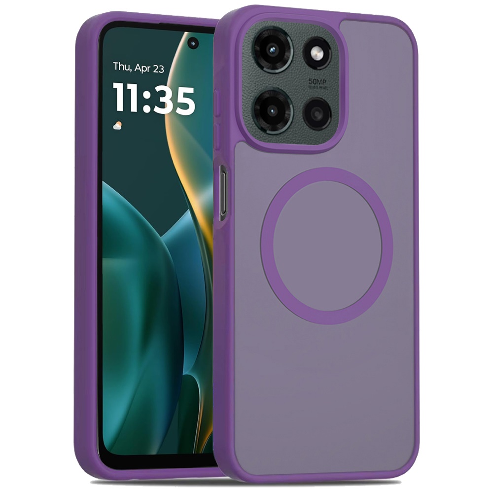 For Moto G Stylus 5G 2025 Hybrid Case - , Smooth Matte, Magnetic Circle - Picture 14 of 21