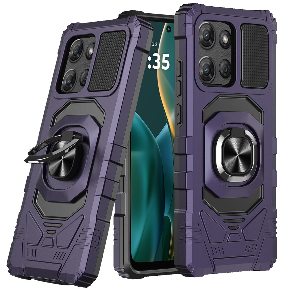 Funda híbrida con soporte de anillo magnético para Moto G Stylus 5G 2025 - - Imagen 13 de 21