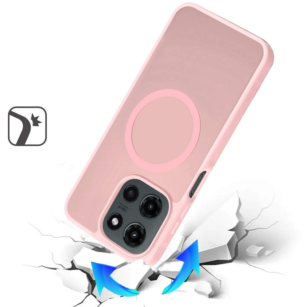 For Moto G Stylus 5G 2025 Hybrid Case - , Smooth Matte, Magnetic Circle - Picture 8 of 21