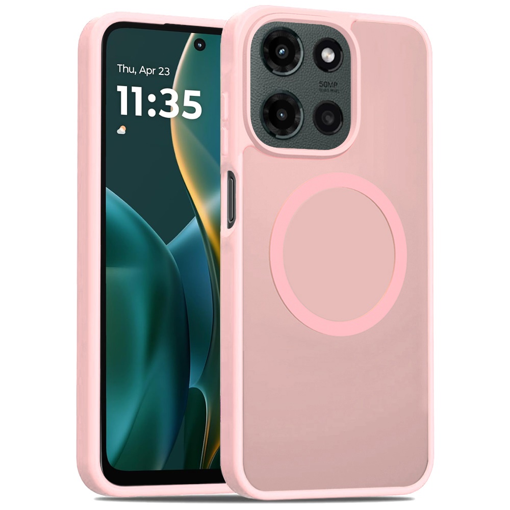For Moto G Stylus 5G 2025 Hybrid Case - , Smooth Matte, Magnetic Circle - Picture 9 of 21