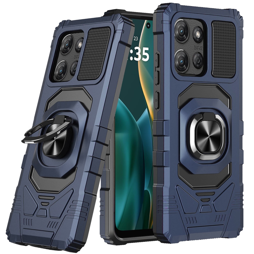 Funda híbrida con soporte de anillo magnético para Moto G Stylus 5G 2025 - - Imagen 10 de 21