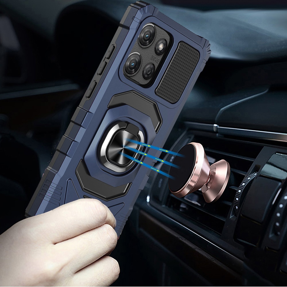 Funda híbrida con soporte de anillo magnético para Moto G Stylus 5G 2025 - - Imagen 12 de 21