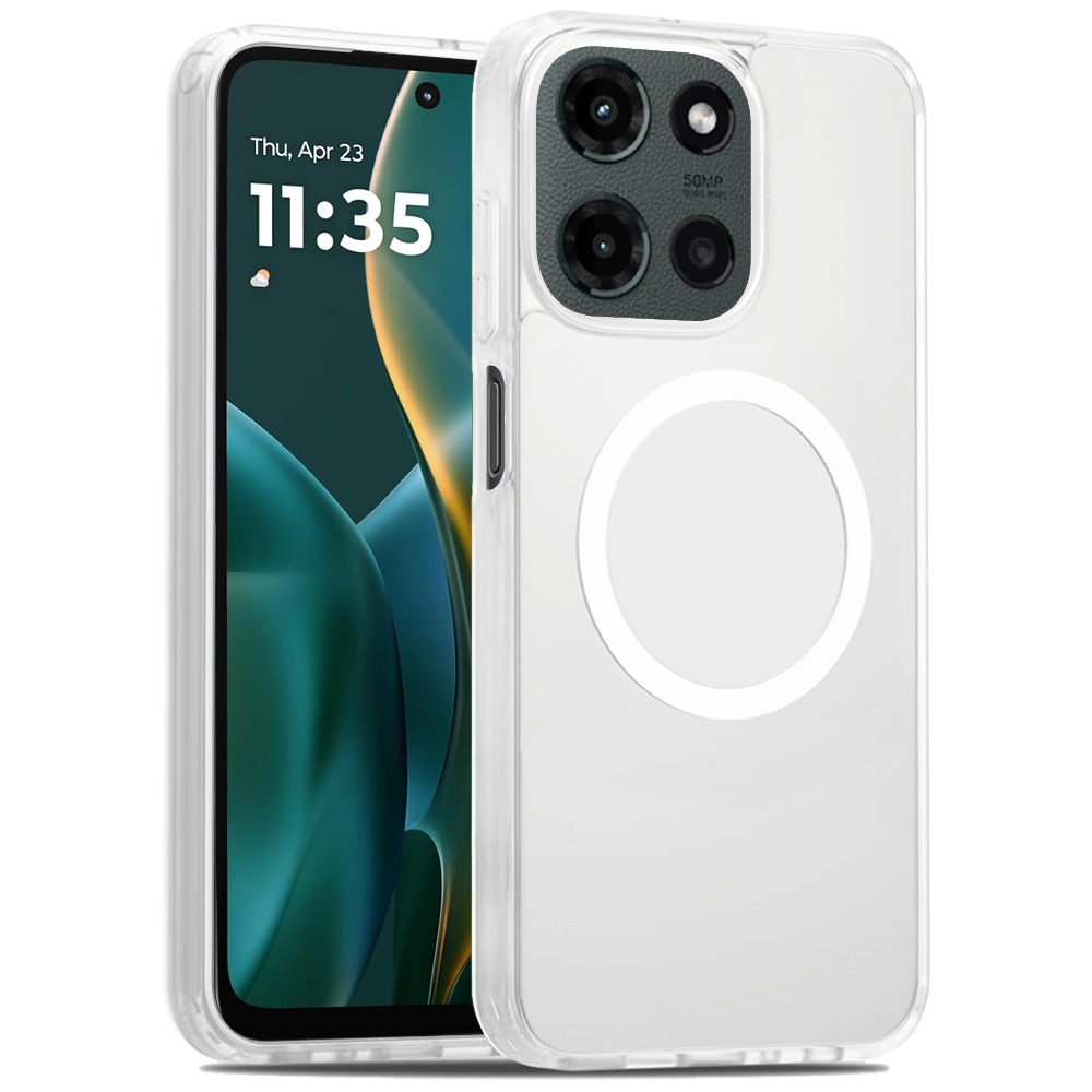 For Moto G Stylus 5G 2025 Hybrid Case - , Smooth Matte, Magnetic Circle - Picture 4 of 21